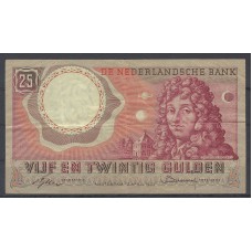 Hollands 25 gulden bankbiljet 1955 (FR)