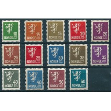 Noorwegen Michel 120A - 132A