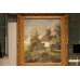 Schilderij Wiegman M. (20ᵉ eeuw) 31 05 1886-5 041971 Olieverf op doek in vergulde, ornamenten lijst
Oude molen bij een beek