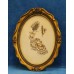 Silver Christine (20ᵉ eeuw) Kleurentekening in ovale lijst met glas
Engels Edwardian Wandelkostuum