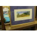 Casille Douil (20ᵉ eeuw) Kleuren ets in lijst en glas
Landschap