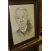 (20ᵉ eeuw) Potloodtekening in lijst met glas
Zelfportret