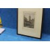 Poppe J-Rohbock L (20ᵉ eeuw)  Staalgravure in lijst met glas
Haagse vismarkt