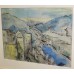 Albers Tom (20ᵉ eeuw) 31 07 1923  Aquarel in lijst 
Dorp Bouillon 1952