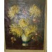 Riemsdonk van A (20ᵉ eeuw) Olieverf op doek in lijst Chrysanten