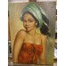 Olieverf op doek (20ᵉ eeuw) Een dame