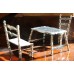 Amsterdams Zilver (20ᵉ eeuw) Miniatuur Tafel met stoel en bank