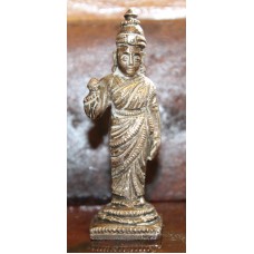 Chinees Zilver (20ᵉ eeuw) Miniatuur Staande man