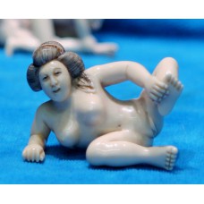 Chinese Ivoor (Begin 20ᵉ eeuw) Netsuke
Sexs voorstelling