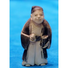 Chinese Ivoor (Begin 20ᵉ eeuw) Netsuke
Monnik