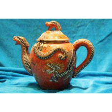 Japans polychroom porselein circa 1900
20-delig  Thee servies met drakendecor