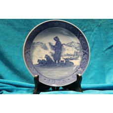 Royal Copenhagen Denmark blauw Sierbord porselein (1978)
Greenland Scenery