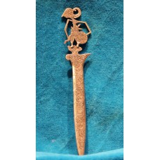 Indisch Zilver (20ᵉ eeuw)
Brievenopener met wajangsteel