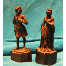 Brons (20ᵉ eeuw) 2 Schaakstukken