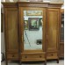 Hout Art Deco Kast  (20ᵉ eeuw)
Houtsoort: Teak
3-delige Art Deco kast met spiegel en 3 laden