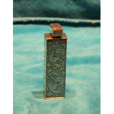 Zilver (19ᵉ eeuw) 
Parfumflacon met bladmotief