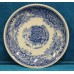 P Ragout Aardewerk (20ᵉ eeuw) Sierbord Oud gebouw met floraal decor