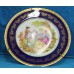Limoges Porselein (20ᵉ eeuw) Sierbord Decor van verliefd paar