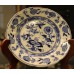 K loep Blauw aardewerk (19ᵉ eeuw) Sierbord
Decor Zwiebelmuster