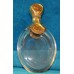 Nederland Kristal met goud (19ᵉ eeuw)
Ovaal parfumflesje met gouden dop