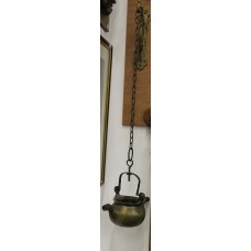 Brons (19ᵉ eeuw)
Antieke lavabo met 2 tuiten aan ketting