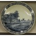 Boch naar J Sonneville Blauw Aardewerk (20ᵉ eeuw) Sierbord
Huis in wei