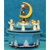 Hongarije (Circa 1950) Speelgoed
6-kantige muziek doos (kerst) met engeltjes kabouter etc