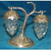 Zilver plate (20ᵉ eeuw)
Peper en zout potjes in de vorm van eikels in de boom