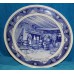 Blauw aardewerk (Circa 1900) Sierbord
Met decor van Droge kuiperij