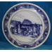 Blauw aardewerk (1980)Met decor van het speten van steurharing