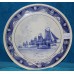 Blauw aardewerk (1980)
Met decor van boomschuit op het strand