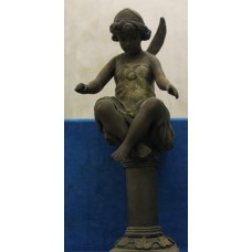 Bronzen (20ᵉ eeuw) Beeldje
Engelfiguur op zuil