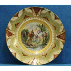 Weens bijenkorf Porselein (20ᵉ eeuw) Sierbord
Decor van Griekse Goden
