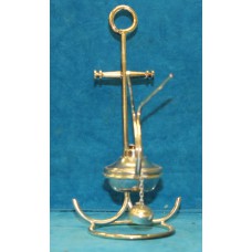 Silver plate (20ᵉ eeuw)
Cognac verwarmer met petroleum brandertje