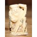 Ivoor  (20ᵉ eeuw) Netsuke
Tovenaar met staf