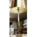 Koper (20ᵉ eeuw)  Stel schemerlampen met vierkanten kap en voet