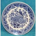 Royal Delft Blue (20ᵉ eeuw) Sierbord Decor bloemen en pauw