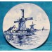 Royal Delft Blue (20ᵉ eeuw) Sierbord Decor van Molens