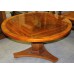 Art Nouveaux Hout (20ᵉ eeuw) Palisander Ronde tafel met gebolde stam ingelegd fineer in de form van Toorop