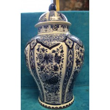 Boch Belgium 1920 (20ᵉ eeuw) Vaas Decor bloemen
