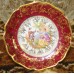 Limoges (20e eeuw) Aardewerk  Sierbord decor verliefd paar