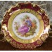 Limoges (20e eeuw) Aardewerk  Sierbord decor verliefd paar