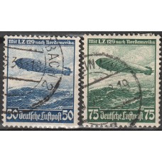 Reich Michel nr. 606-607 Gebruikt