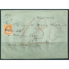 Zwitserland Michel 24 op brief 