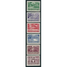 Zweden Michel 221A - 226A