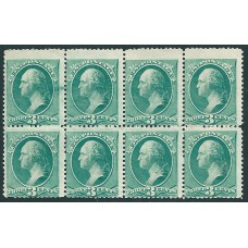 USA Scott 147 (Michel 38) blok van 8