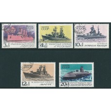 Sovjet Unie Michel 3781-3785 met 5 schepen