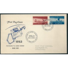 Noorwegen Michel 494-495 FDC