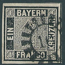 Duitsland Bayern Mi 1 I gebruikt