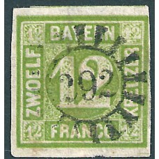 Duitsland Bayern Mi 12 gebruikt